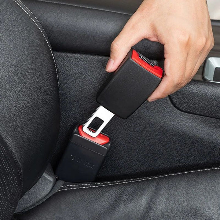 Universal Car Seat Belt Extension Strap Secure Buckle Adjustable Fit
