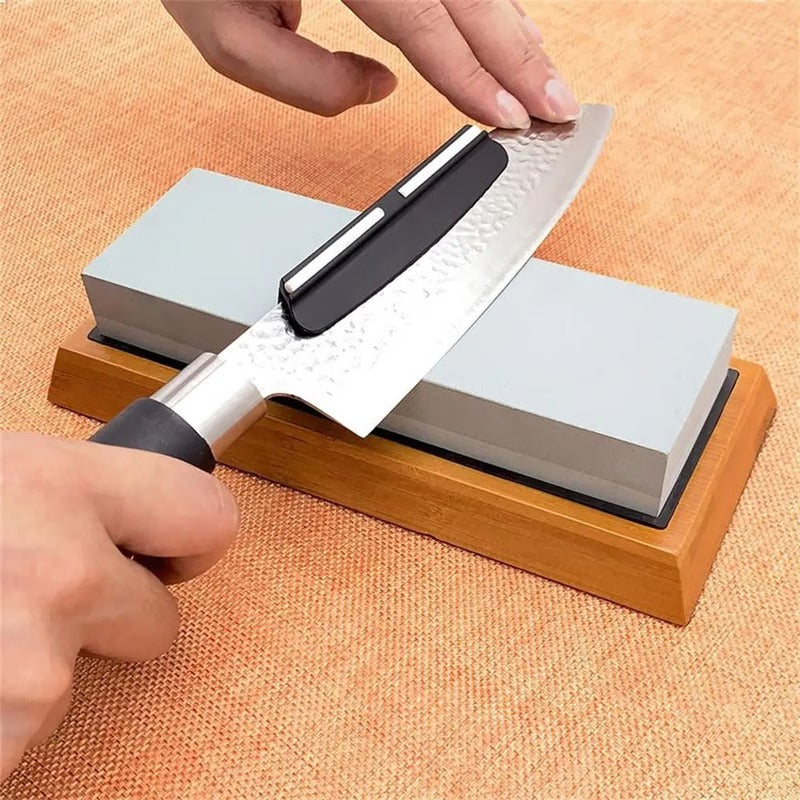 Knife Sharpening Guide with Whetstone Fixed Angle Professional Use - Lenila