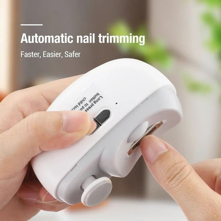 Electric Nail Trimmer with Built-In Grinding and Polishing Function