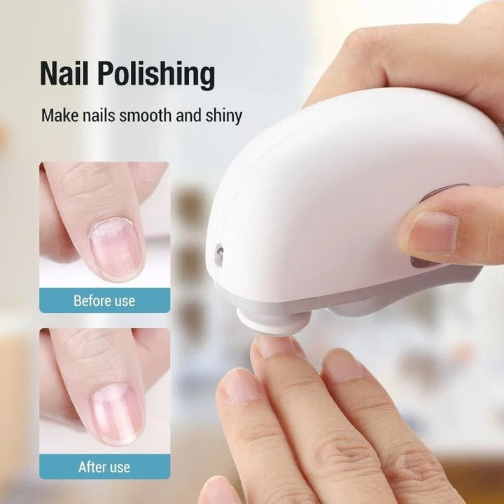 Electric Nail Trimmer with Built-In Grinding and Polishing Function