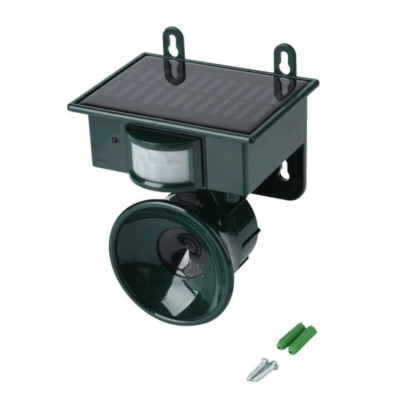 Solar Powered Bird Repeller Motion Sensor Adjustable Sound