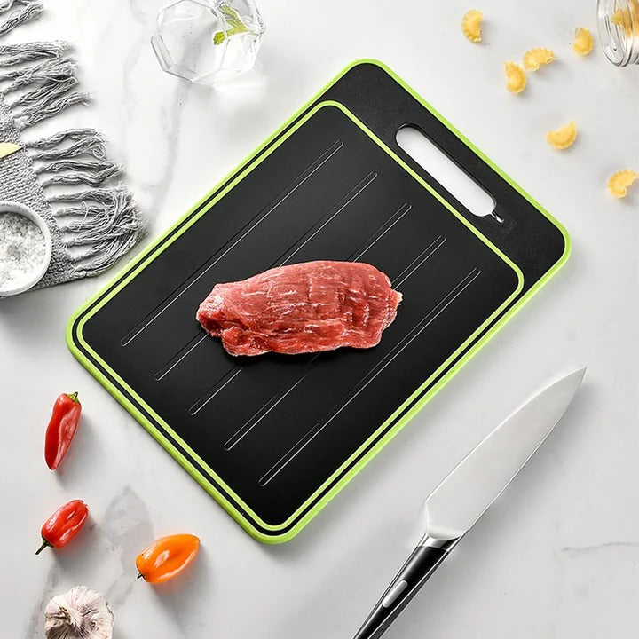 4-in-1 Cutting Board with Thawing and Defrosting Tray - Lenila