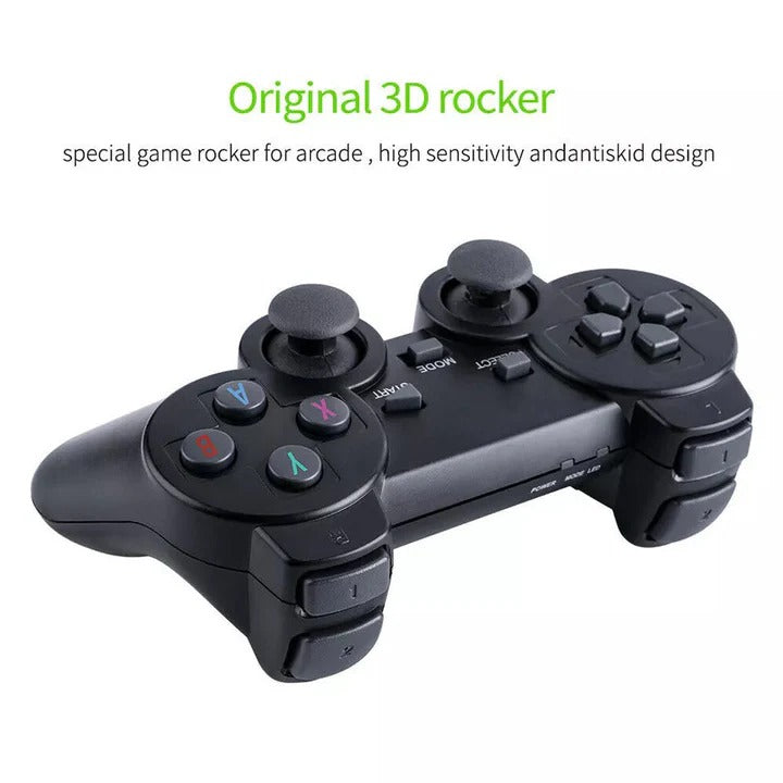 Retro Game Console 64GB 4K Hdmi Output Wireless Controllers