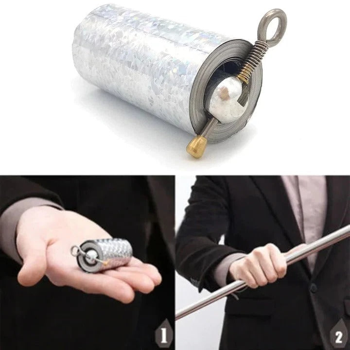 Stainless Steel Pole Metal Expanding Adjustable Wand - Lenila