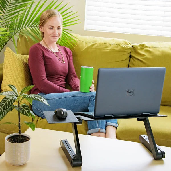Adjustable Laptop Stand Desk Riser Multi-Angle Design