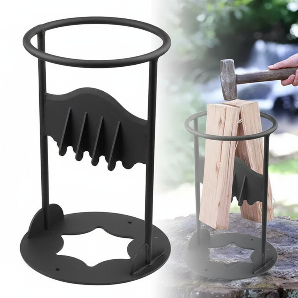 Heavy Duty Firewood and Log Splitter Durable Steel Construction - Lenila
