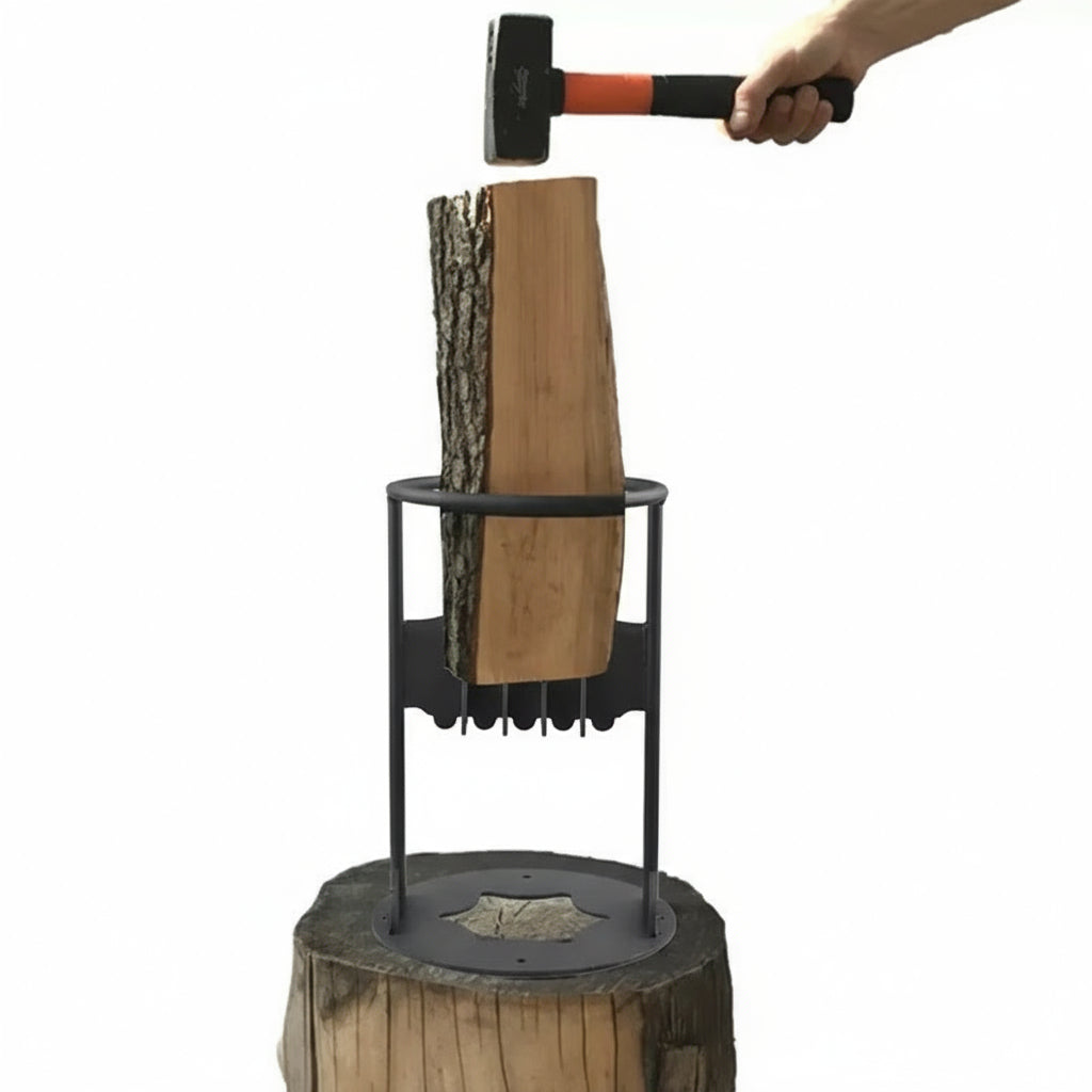 Heavy Duty Firewood and Log Splitter Durable Steel Construction