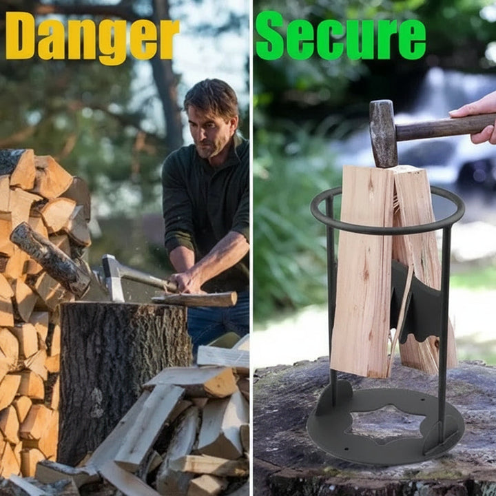 Heavy Duty Firewood and Log Splitter Durable Steel Construction