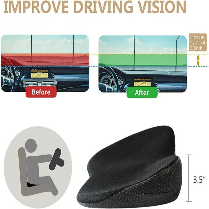 Car Booster Seat Cushion Ergonomic Comfort Support