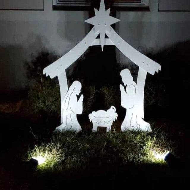 Outdoor Christmas Nativity Set Durable Decorative