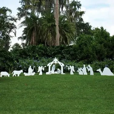 Outdoor Christmas Nativity Set Durable Decorative
