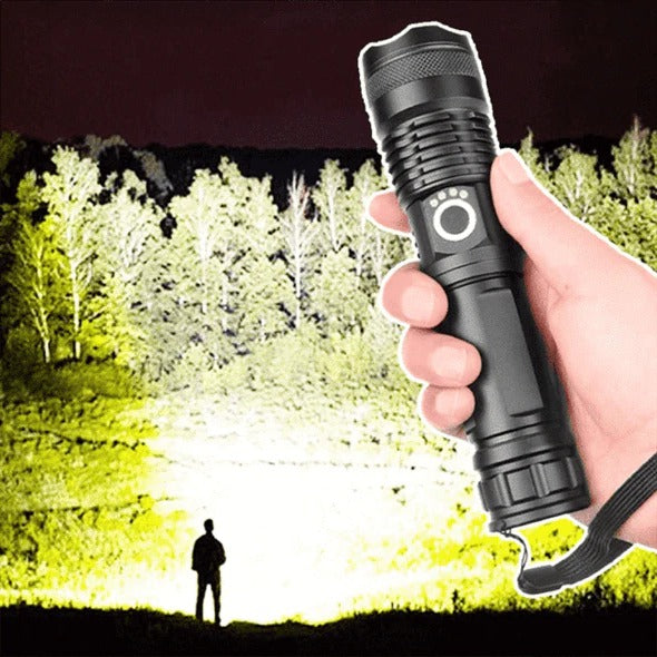 Rechargeable Tactical Flashlight LED Bright Beam