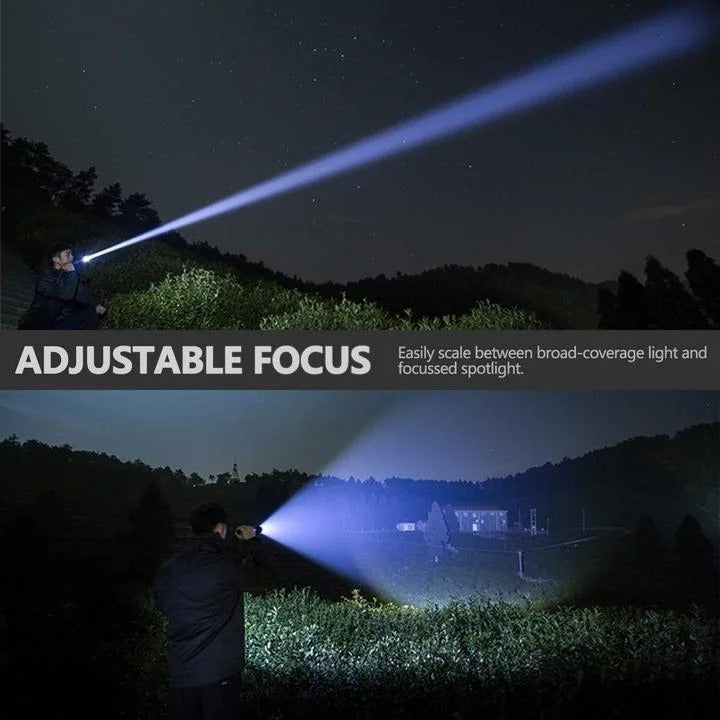 Rechargeable Tactical Flashlight LED Bright Beam