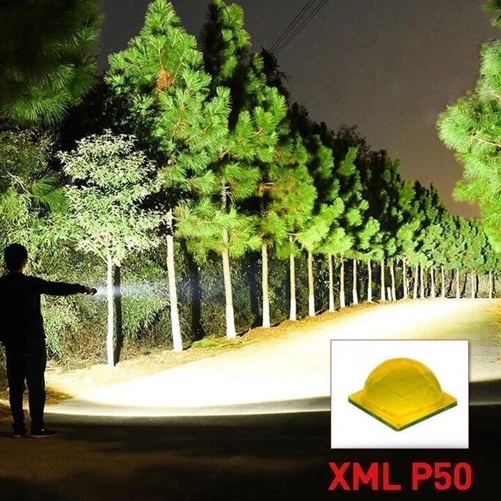 Rechargeable Tactical Flashlight LED Bright Beam
