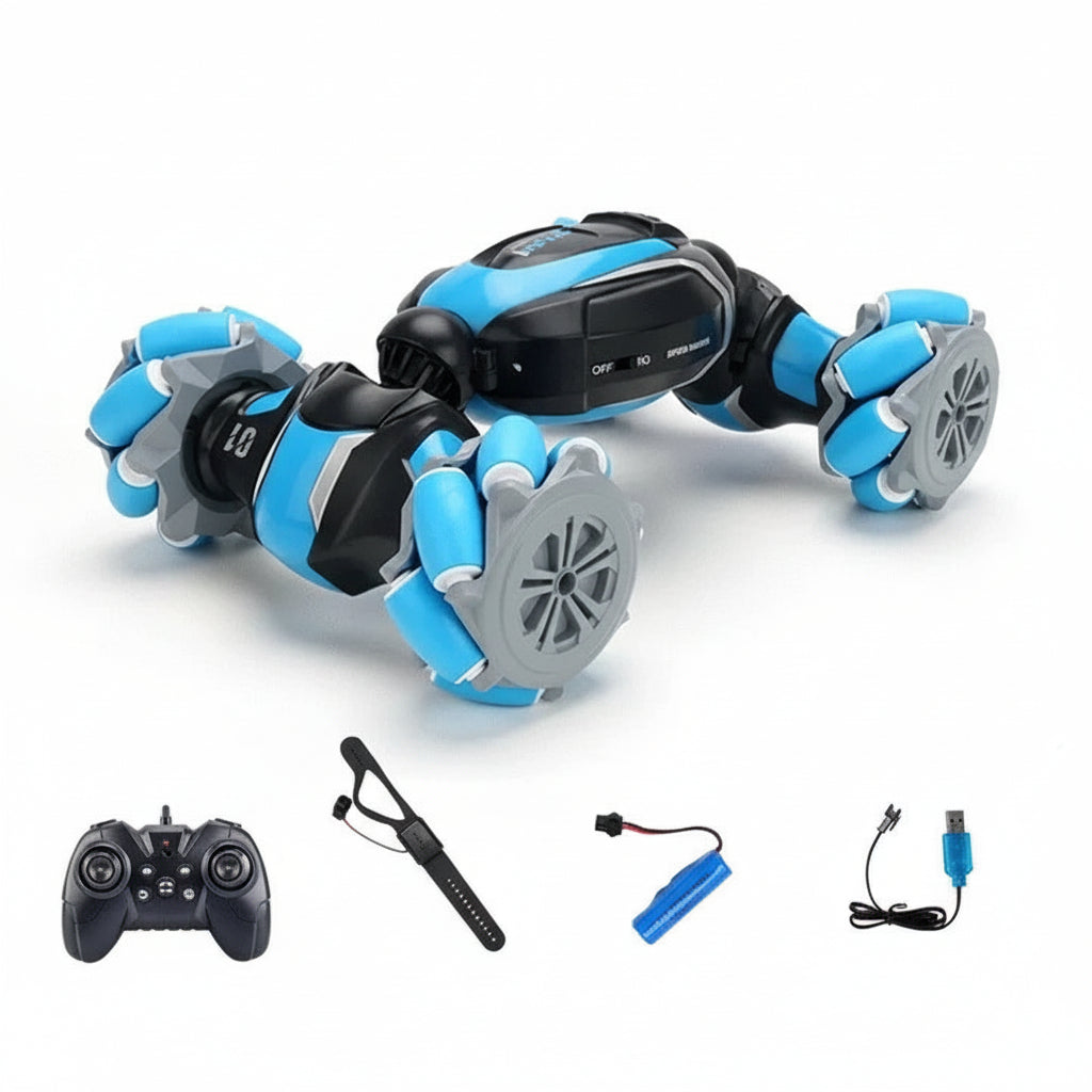 Kids RC Stunt Car with Gesture Sensor and Twisting Body - Lenila