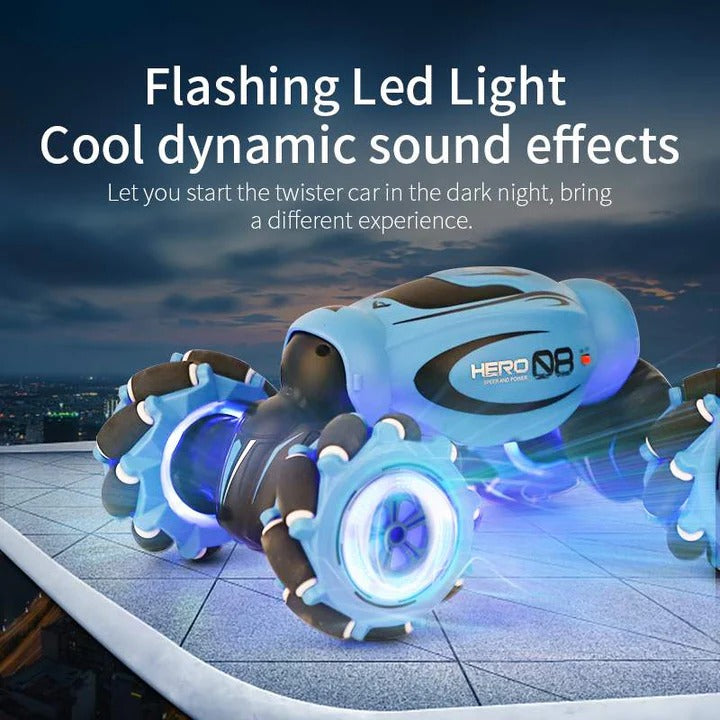 Kids RC Stunt Car with Gesture Sensor and Twisting Body