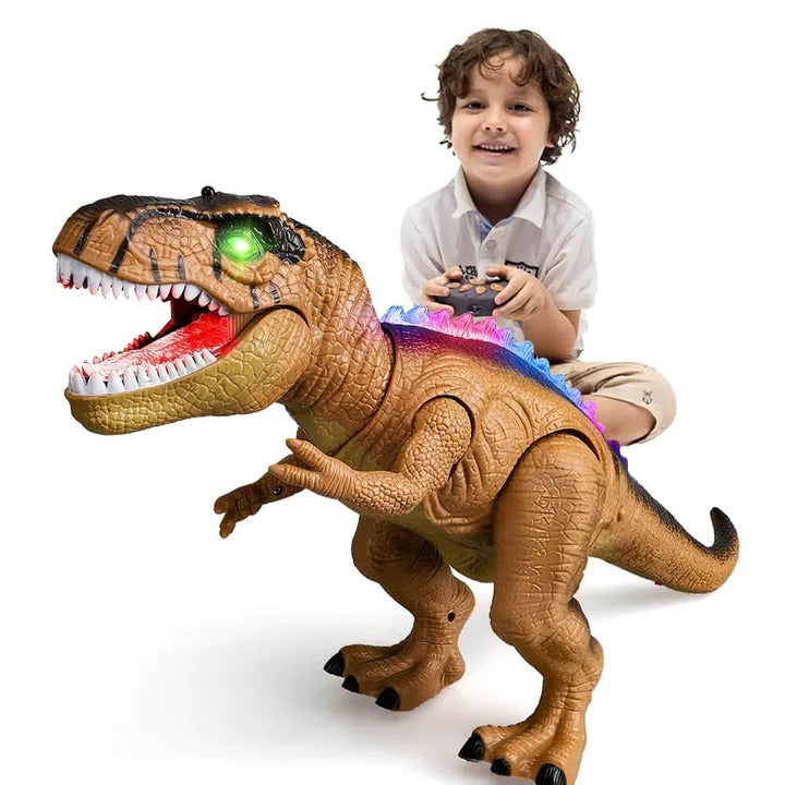 Kids Remote Control Dinosaur Toy Walking Roaring - Lenila