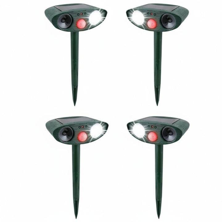 Solar Ultrasonic Pest Repeller Motion-Activated Outdoor Set - Lenila