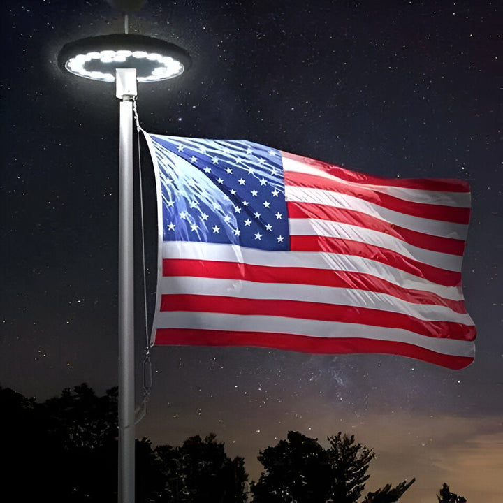 Solar LED Flagpole with Automatic Sensor - Lenila
