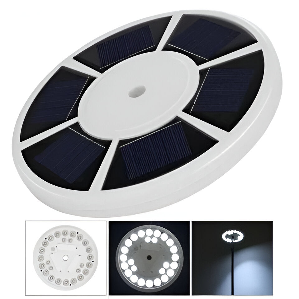 Solar LED Flagpole with Automatic Sensor