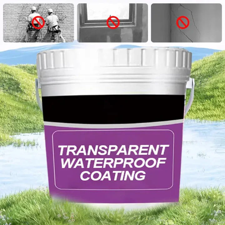 Water-Resistant Sealant Coating for Gaps and Cracks