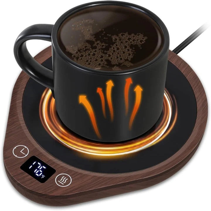 Electric Mug Warmer Set with Temperature Control for Desk Use - Lenila