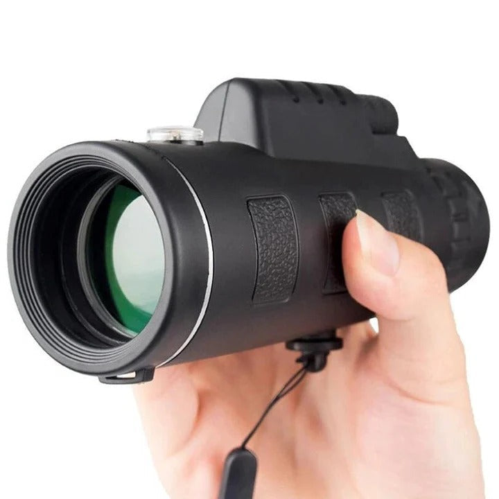 Compact Monocular Telescope with Carrying Case Portable