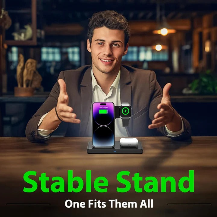 Wireless Charging Station for Apple Devices