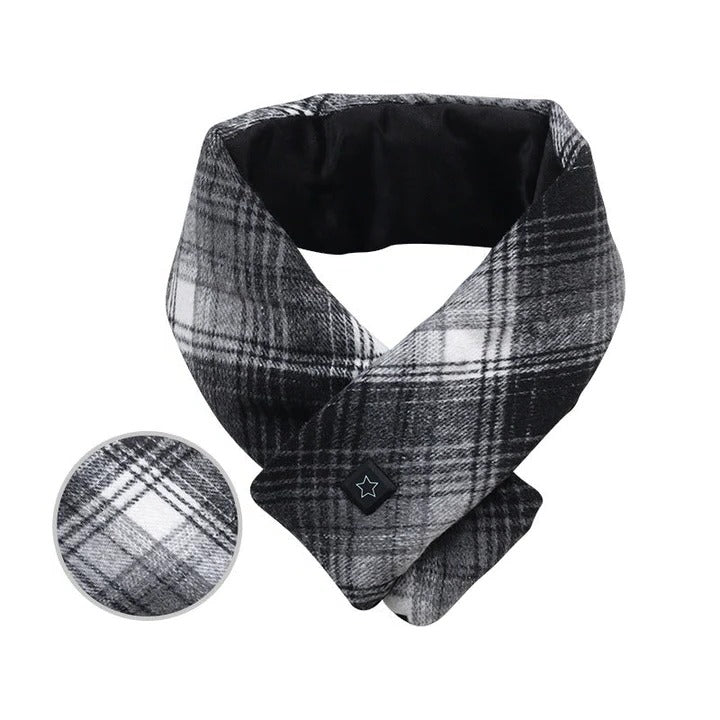 Heated Neck Warmer Scarf Adjustable Temperature Control