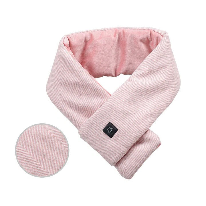 Heated Neck Warmer Scarf Adjustable Temperature Control