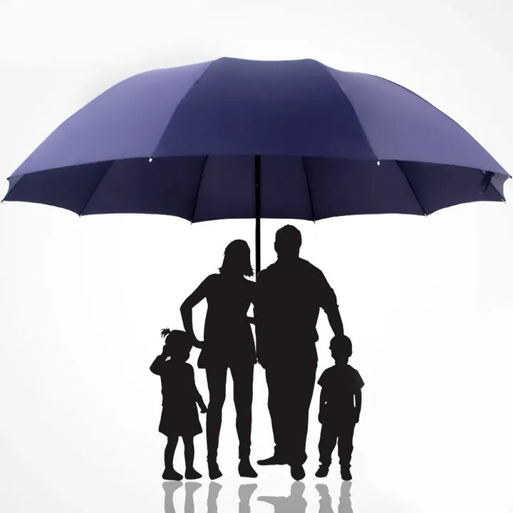 Unisex Automatic Folding Umbrella Large Canopy - Lenila
