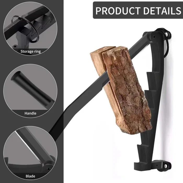 Firewood Chopping Tool Carbon Steel Durable Design