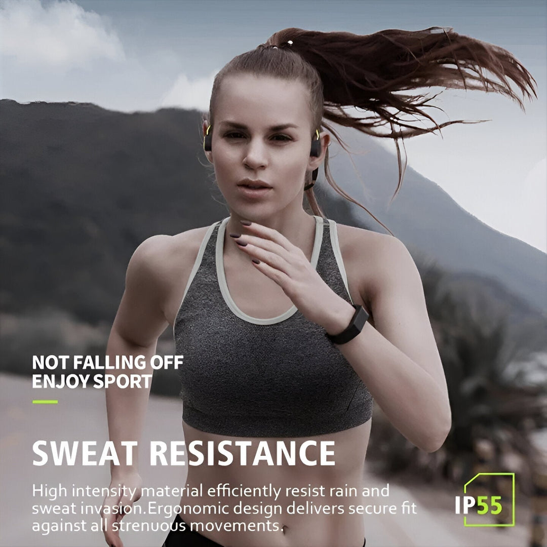 Wireless Bluetooth Bone Conduction Headphones Open-Ear Design