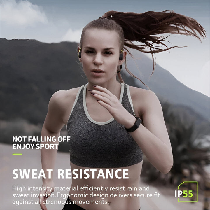Wireless Bluetooth Bone Conduction Headphones Open-Ear Design