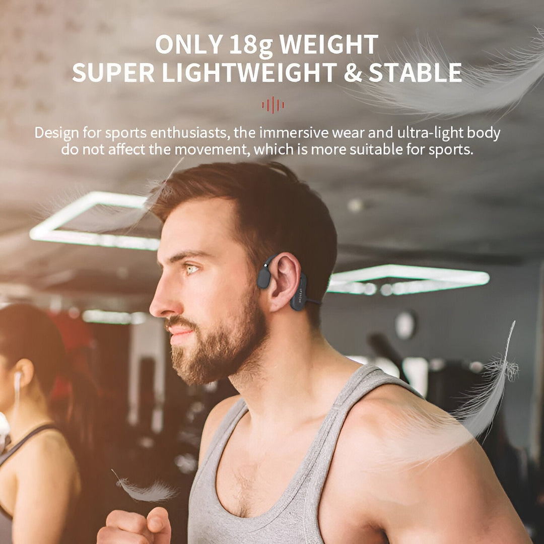 Wireless Bluetooth Bone Conduction Headphones Open-Ear Design