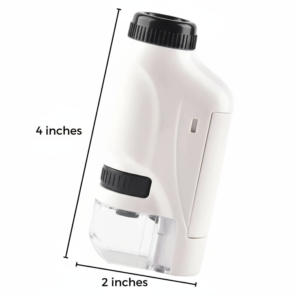 Kids Portable Mini Microscope Educational Compact Design