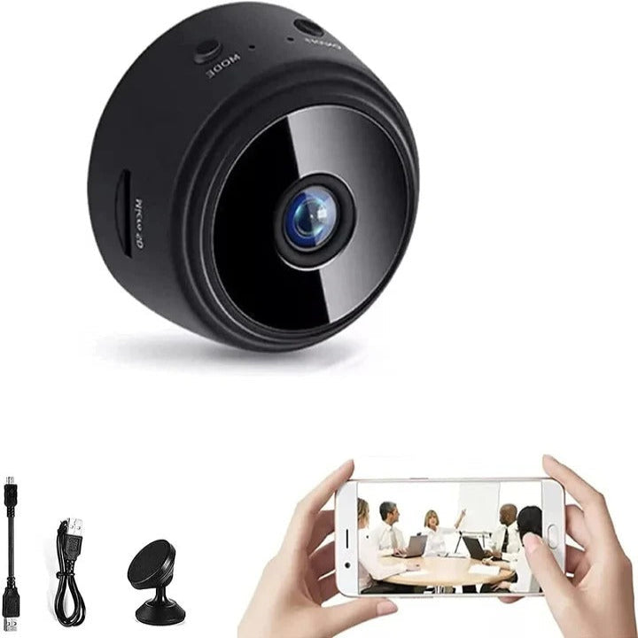 Wireless Indoor Camera Magnetic Mount High Definition