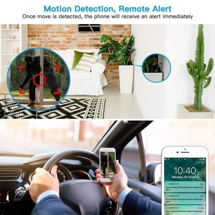 Wireless Indoor Camera Magnetic Mount High Definition