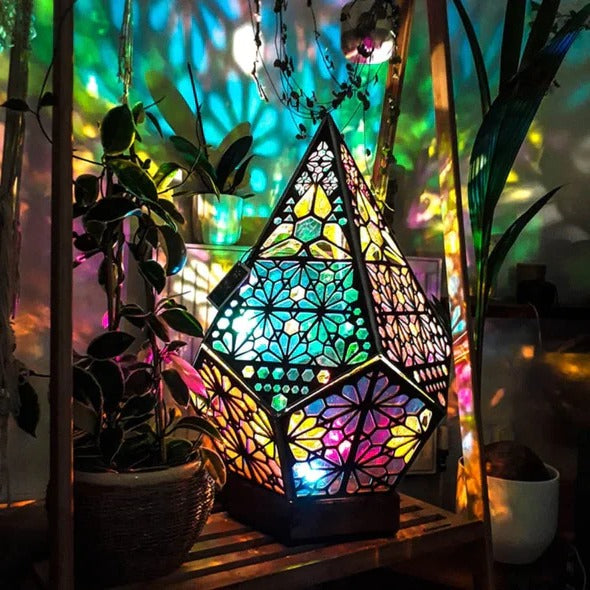 Bohemian Decorative Night Projection Lamp Ambient - Lenila