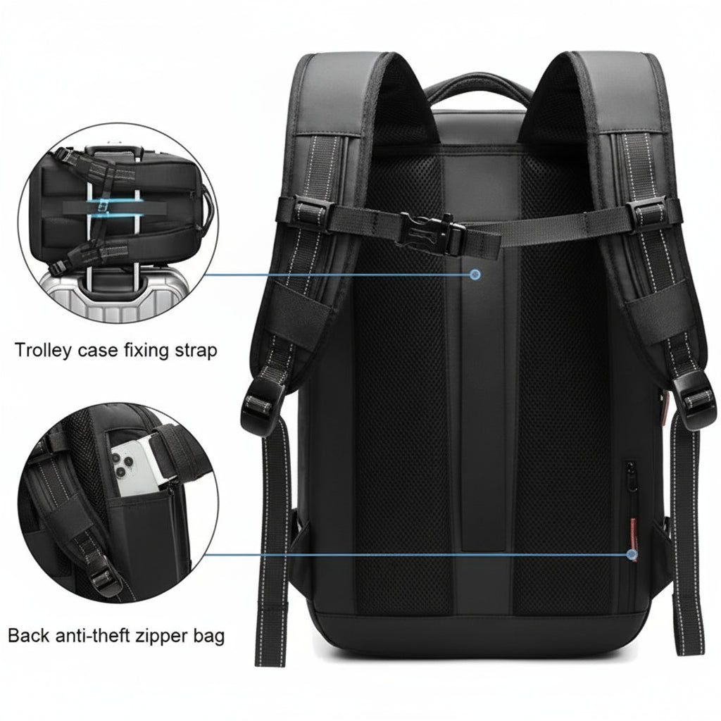 Camping Backpack with Internal Compression Straps
