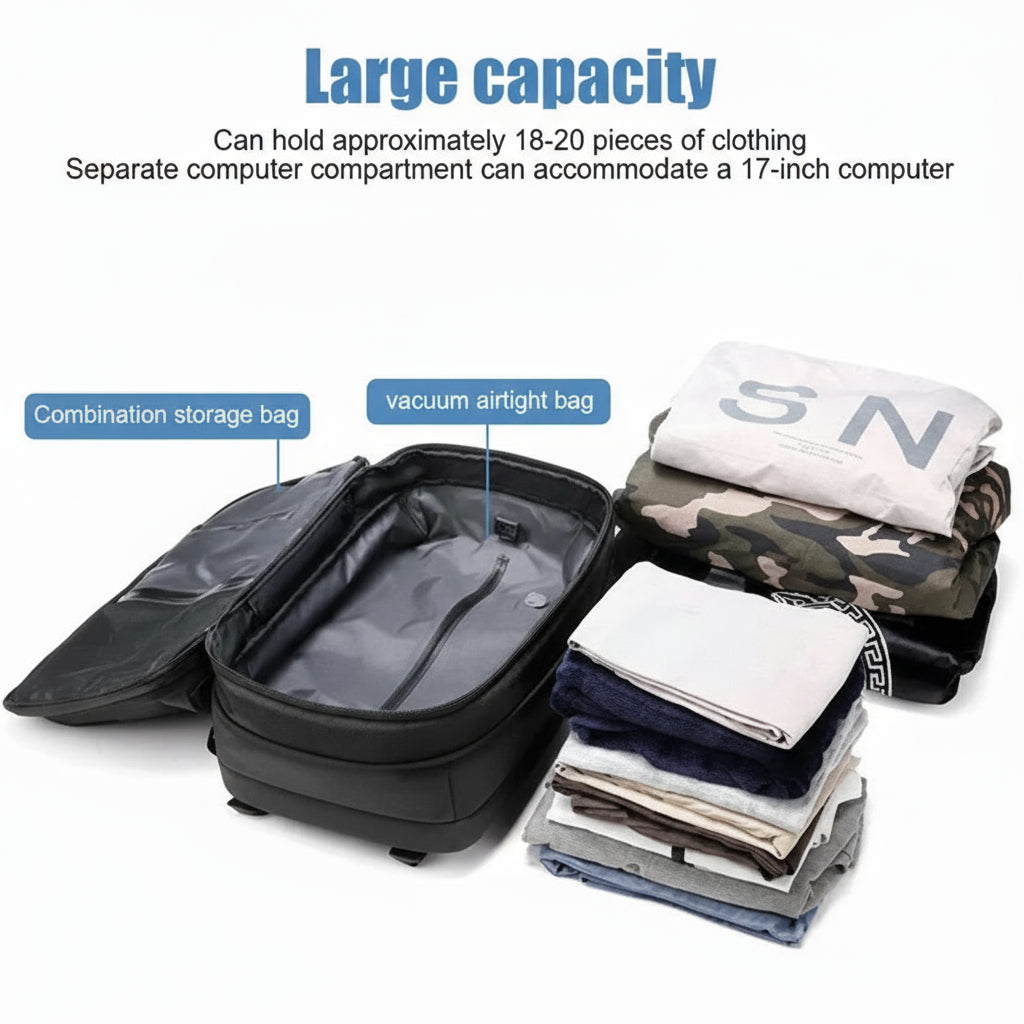 Camping Backpack with Internal Compression Straps