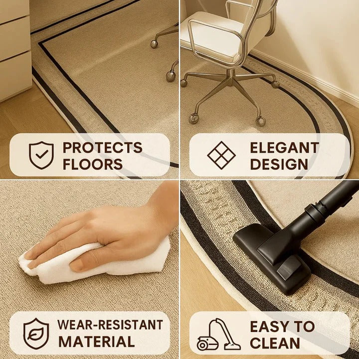 Durable Chair Mat Floor Protector for Desks and Workspaces