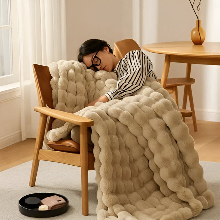 Decorative Textured Blanket for Bed and Sofa Home Throw - Lenila