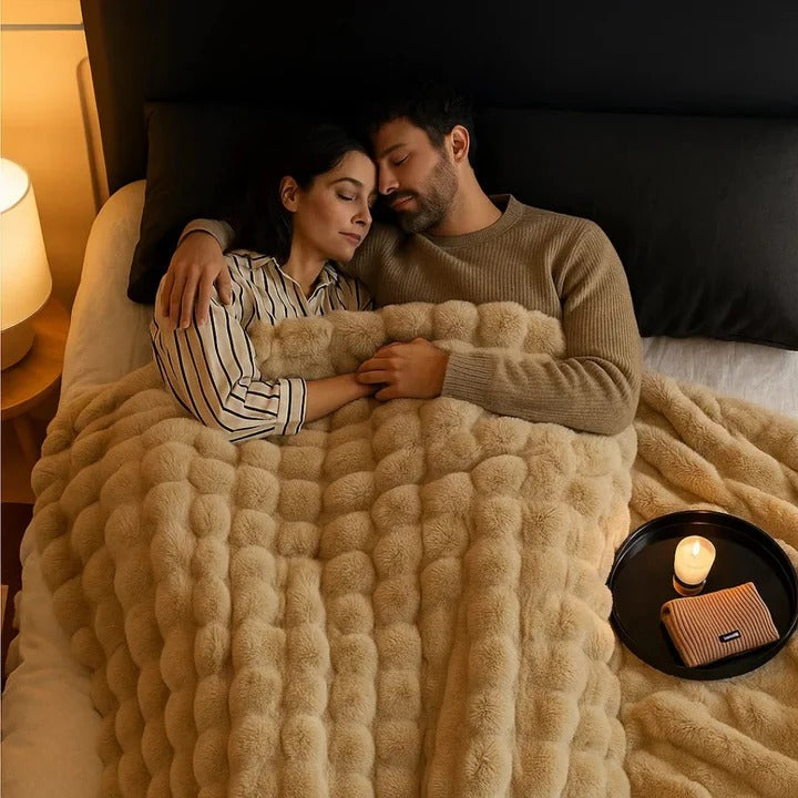 Decorative Textured Blanket for Bed and Sofa Home Throw