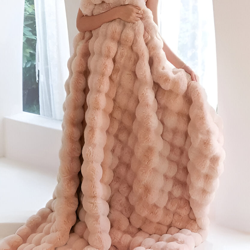 Decorative Textured Blanket for Bed and Sofa Home Throw