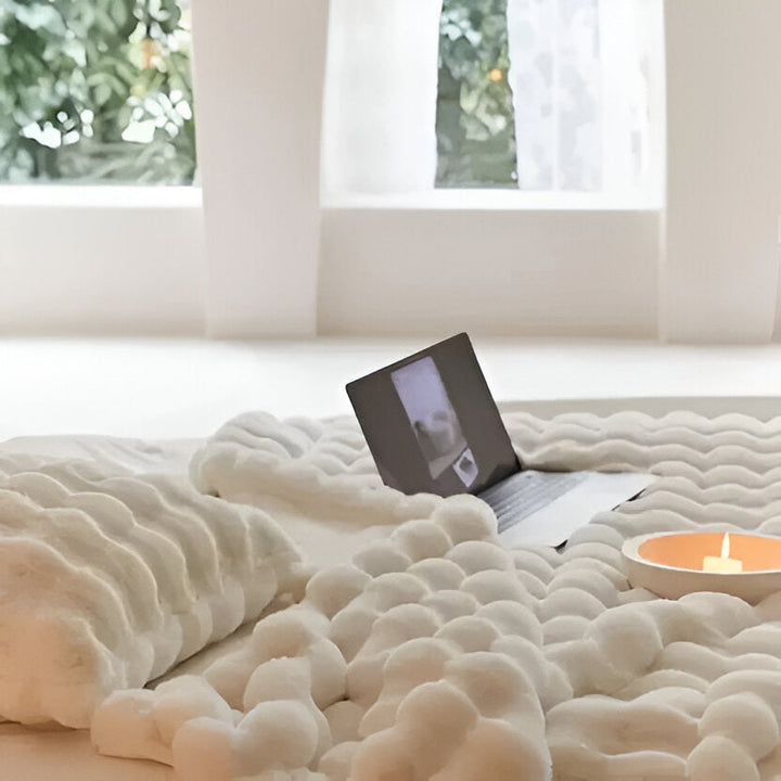 Decorative Textured Blanket for Bed and Sofa Home Throw