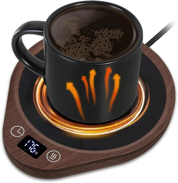 Electric Mug Warmer with Ceramic Cup Set Home Use - Lenila