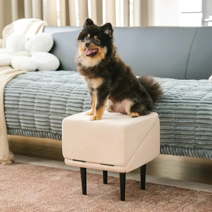Pet Steps and Ramp Folding Convertible 2-in-1 Furniture Aid