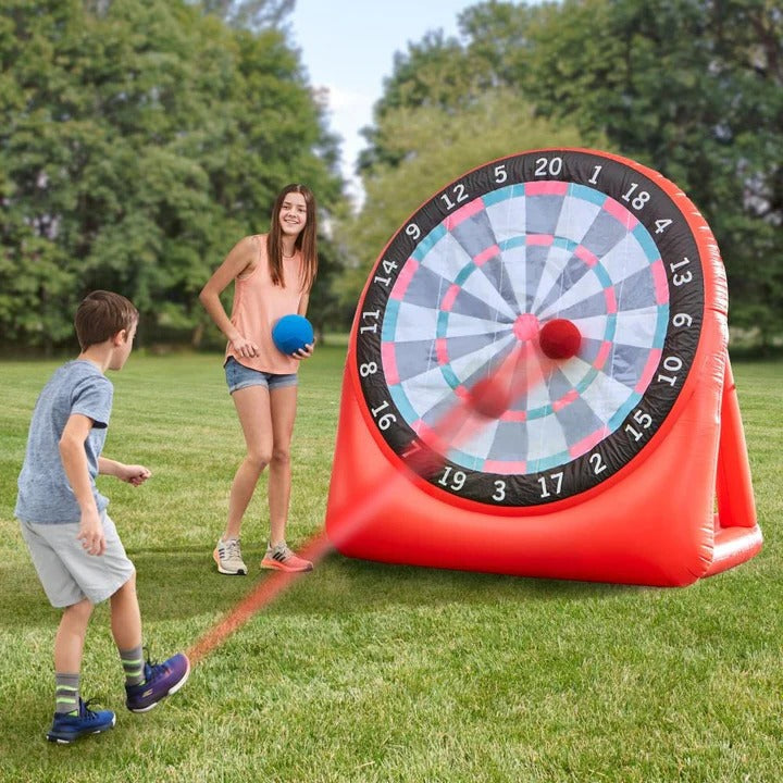 Unisex Inflatable Foot Dart Game Outdoor Giant Soccer Target - Lenila