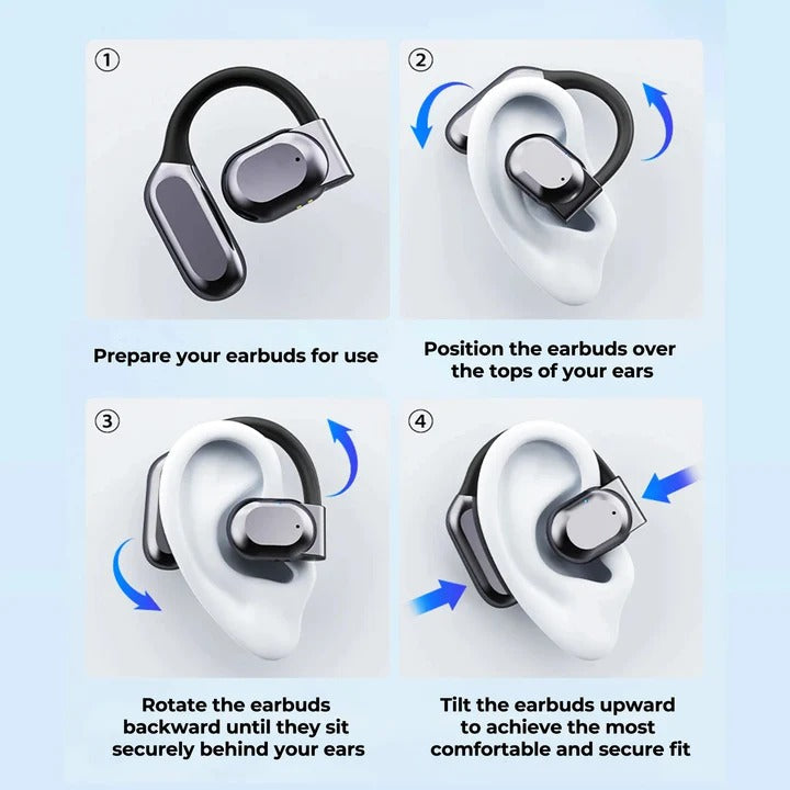 Wireless Translator Earbuds Portable Compact Design
